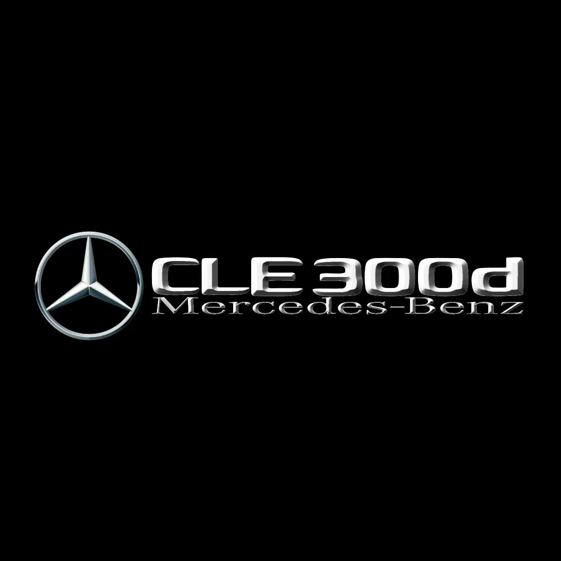 MERCEDES BENZ LOGO PROJECTOT LIGHTS Nr.03 (Menge 1 = 1 Sätze/2 Türleuchten)