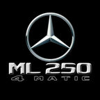 أضواء بروجكتور شعار MERCEDES BENZ رقم 03 (الكمية 1 = 1 مجموعة / 2 أضواء باب)