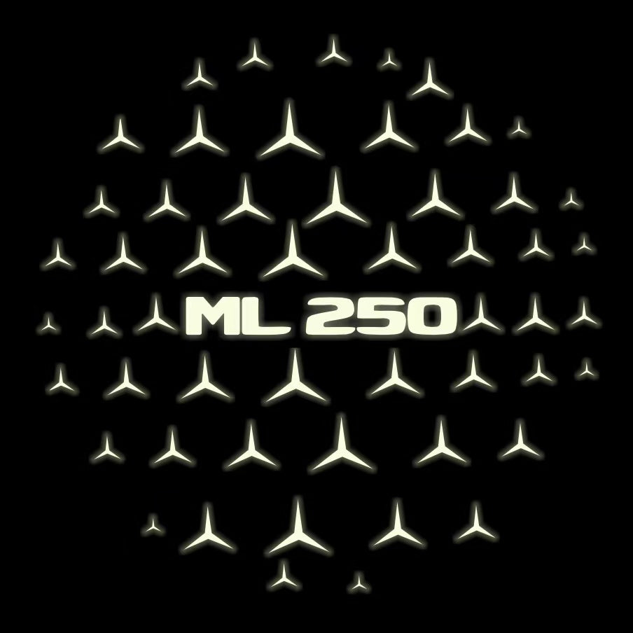 LUCI PROIETTORI LOGO MERCEDES BENZ Nr.03 (quantità 1 = 1 set / 2 luci porta)