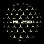 LUCI PROIETTORI LOGO MERCEDES BENZ Nr.03 (quantità 1 = 1 set / 2 luci porta)