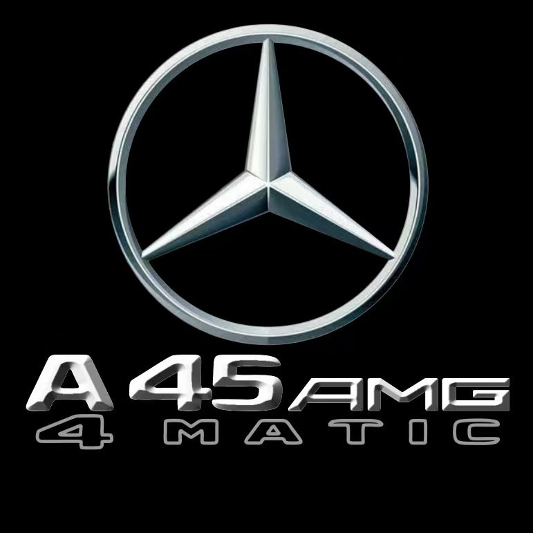 LUCI PROIETTORI LOGO MERCEDES BENZ Nr.03 (quantità 1 = 1 set / 2 luci porta)