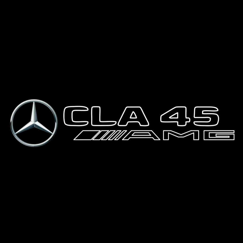 أضواء بروجكتور شعار MERCEDES BENZ رقم 03 (الكمية 1 = 1 مجموعة / 2 أضواء باب)