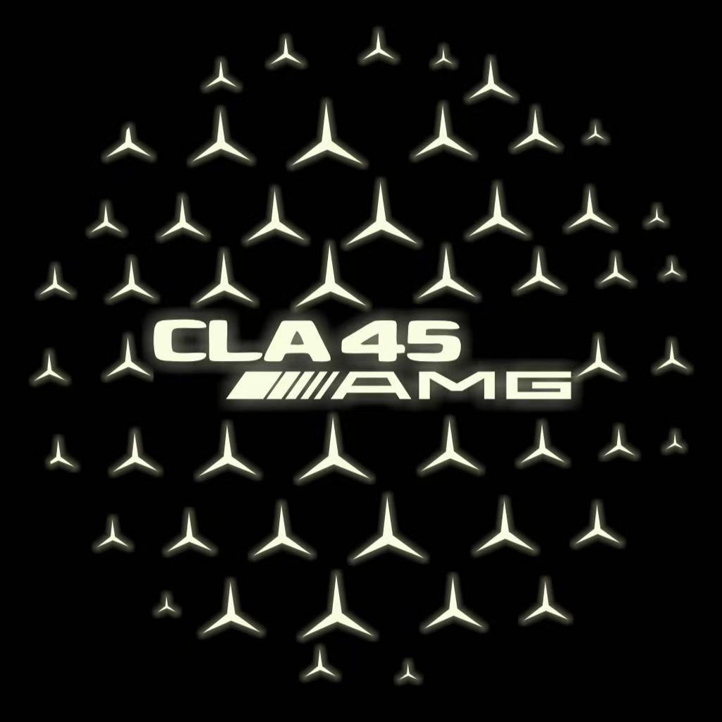 LUCI PROIETTORI LOGO MERCEDES BENZ Nr.03 (quantità 1 = 1 set / 2 luci porta)