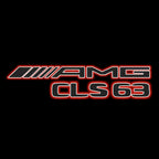 MERCEDES BENZ LOGO PROJECTOT LIGHTS Nr.03 (cantidad 1 = 1 juego/2 luces de puerta)