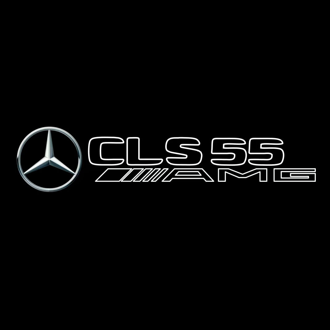 أضواء بروجكتور شعار MERCEDES BENZ رقم 03 (الكمية 1 = 1 مجموعة / 2 أضواء باب)