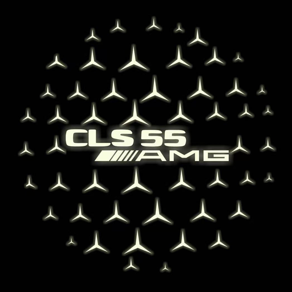 MERCEDES BENZ LOGO PROJECTOT LIGHTS Nr.03 (cantidad 1 = 1 juego/2 luces de puerta)
