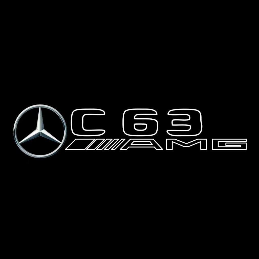 LUCI PROIETTORI LOGO MERCEDES BENZ Nr.03 (quantità 1 = 1 set / 2 luci porta)