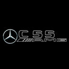 أضواء بروجكتور شعار MERCEDES BENZ رقم 03 (الكمية 1 = 1 مجموعة / 2 أضواء باب)