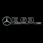 أضواء بروجكتور شعار MERCEDES BENZ رقم 03 (الكمية 1 = 1 مجموعة / 2 أضواء باب)