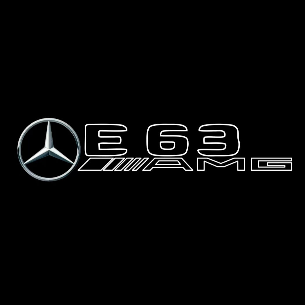 أضواء بروجكتور شعار MERCEDES BENZ رقم 03 (الكمية 1 = 1 مجموعة / 2 أضواء باب)