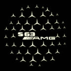 LUCI PROIETTORI LOGO MERCEDES BENZ Nr.03 (quantità 1 = 1 set / 2 luci porta)