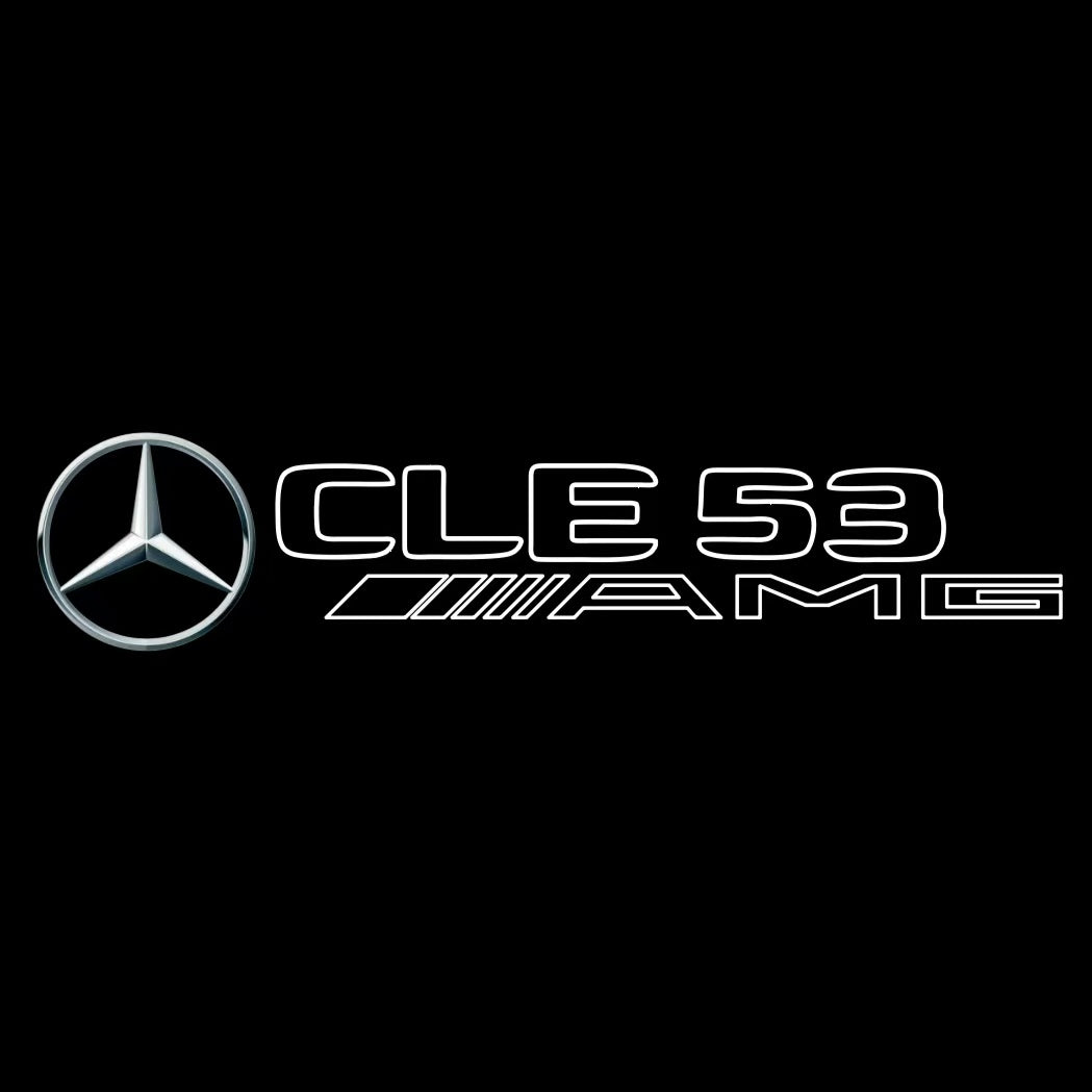 MERCEDES BENZ LOGO PROJECTOT LIGHTS Nr.03 (Menge 1 = 1 Sätze/2 Türleuchten)