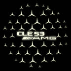 MERCEDES BENZ LOGO PROJECTOT LIGHTS Nr.03 (cantidad 1 = 1 juego/2 luces de puerta)