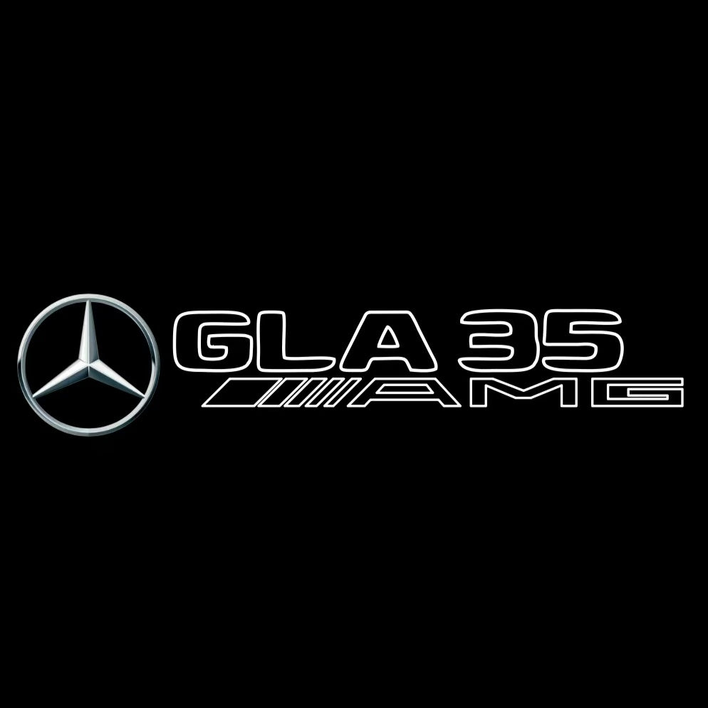 أضواء بروجكتور شعار MERCEDES BENZ رقم 03 (الكمية 1 = 1 مجموعة / 2 أضواء باب)