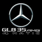 LUCI PROIETTORI LOGO MERCEDES BENZ Nr.03 (quantità 1 = 1 set / 2 luci porta)