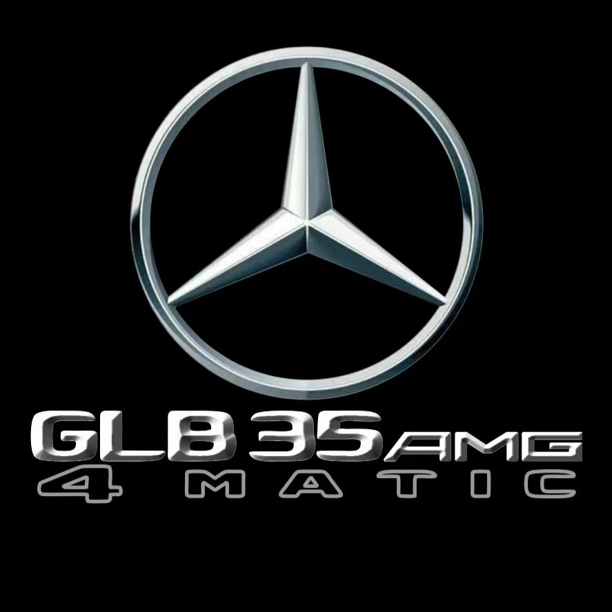 LUCI PROIETTORI LOGO MERCEDES BENZ Nr.03 (quantità 1 = 1 set / 2 luci porta)