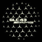 LUCI PROIETTORI LOGO MERCEDES BENZ Nr.03 (quantità 1 = 1 set / 2 luci porta)