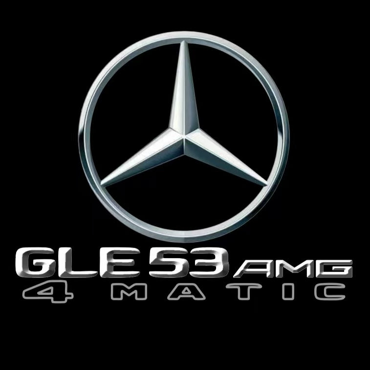 أضواء بروجكتور شعار MERCEDES BENZ رقم 03 (الكمية 1 = 1 مجموعة / 2 أضواء باب)