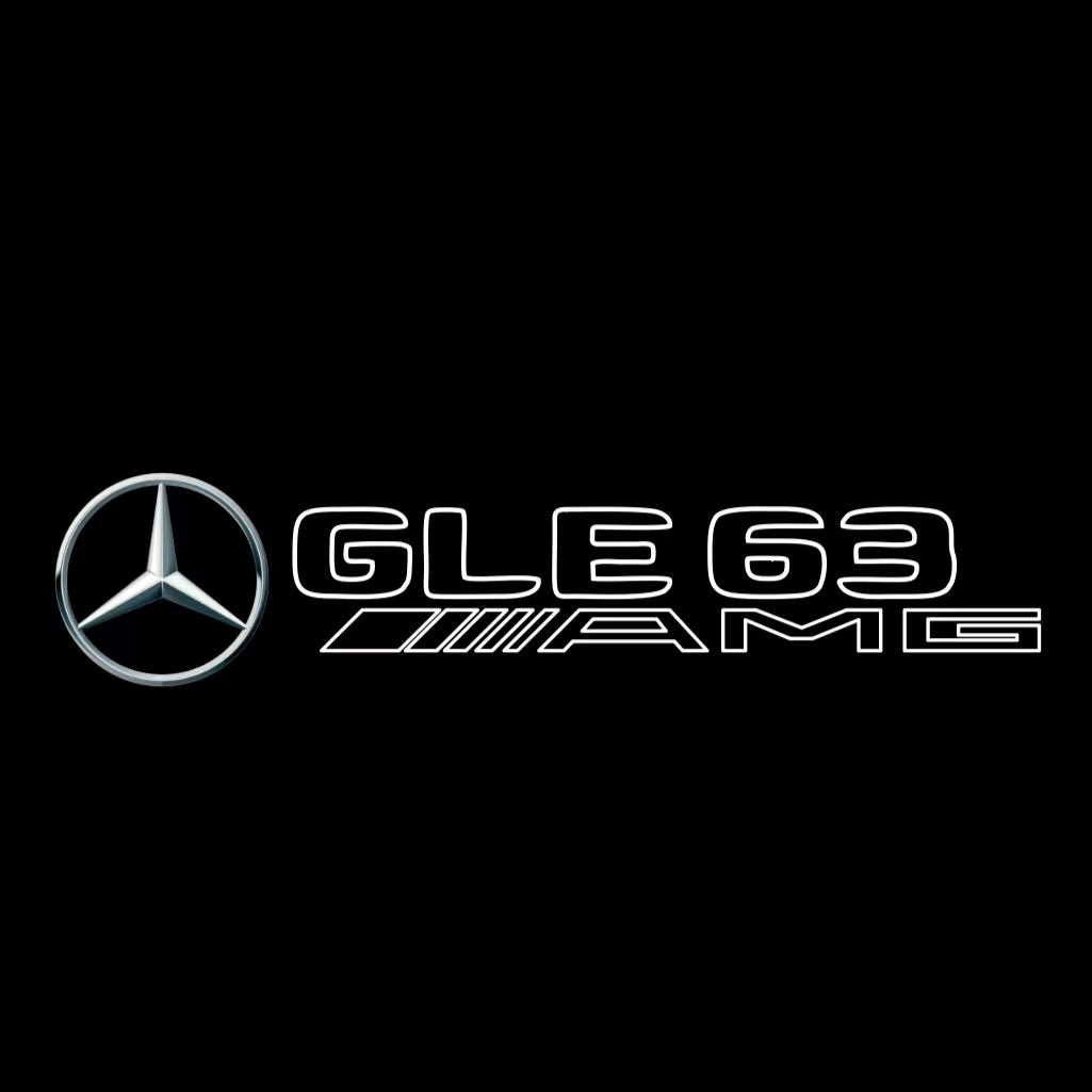 أضواء بروجكتور شعار MERCEDES BENZ رقم 03 (الكمية 1 = 1 مجموعة / 2 أضواء باب)