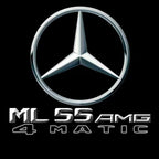 أضواء بروجكتور شعار MERCEDES BENZ رقم 03 (الكمية 1 = 1 مجموعة / 2 أضواء باب)