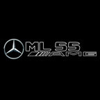 أضواء بروجكتور شعار MERCEDES BENZ رقم 03 (الكمية 1 = 1 مجموعة / 2 أضواء باب)