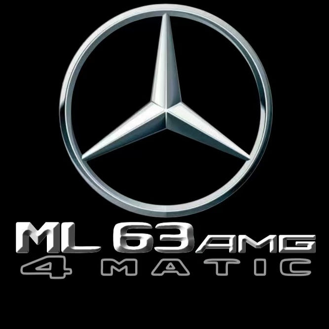 أضواء بروجكتور شعار MERCEDES BENZ رقم 03 (الكمية 1 = 1 مجموعة / 2 أضواء باب)