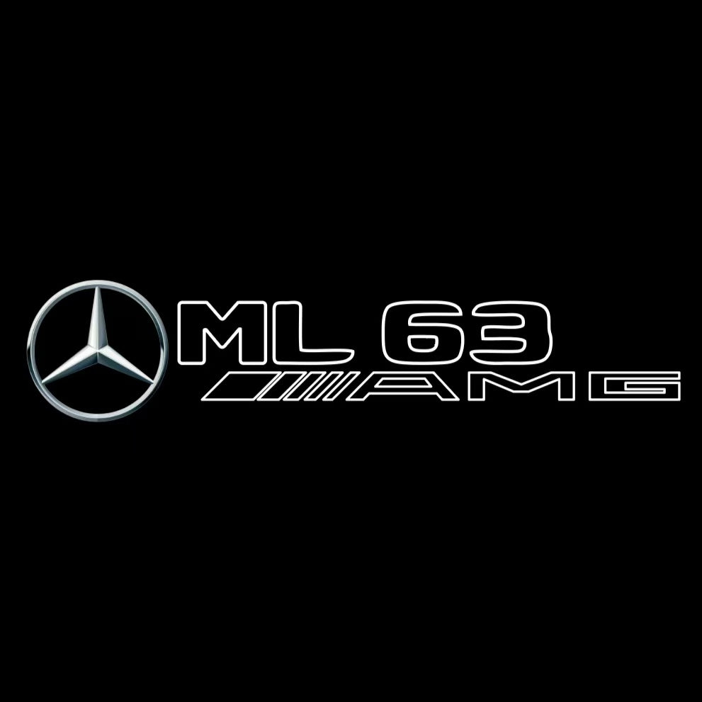 أضواء بروجكتور شعار MERCEDES BENZ رقم 03 (الكمية 1 = 1 مجموعة / 2 أضواء باب)
