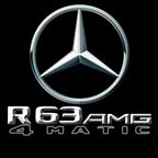 أضواء بروجكتور شعار MERCEDES BENZ رقم 03 (الكمية 1 = 1 مجموعة / 2 أضواء باب)