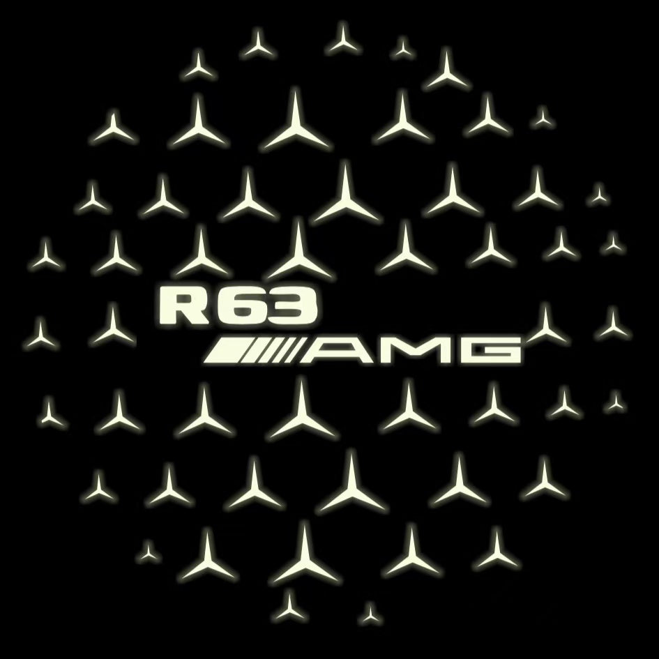 LUCI PROIETTORI LOGO MERCEDES BENZ Nr.03 (quantità 1 = 1 set / 2 luci porta)