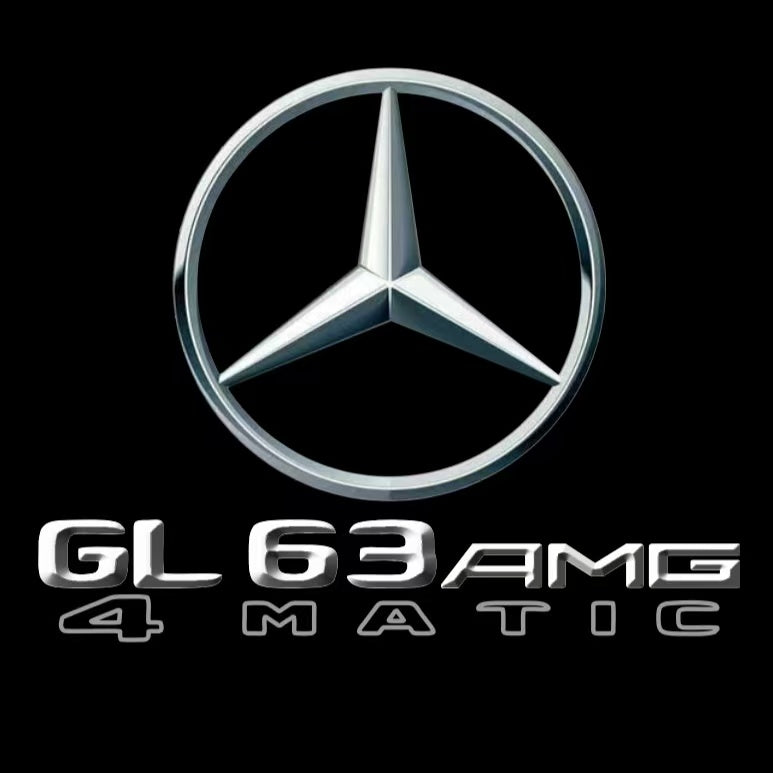 أضواء بروجكتور شعار MERCEDES BENZ رقم 03 (الكمية 1 = 1 مجموعة / 2 أضواء باب)
