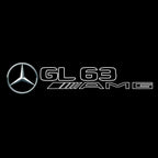 أضواء بروجكتور شعار MERCEDES BENZ رقم 03 (الكمية 1 = 1 مجموعة / 2 أضواء باب)