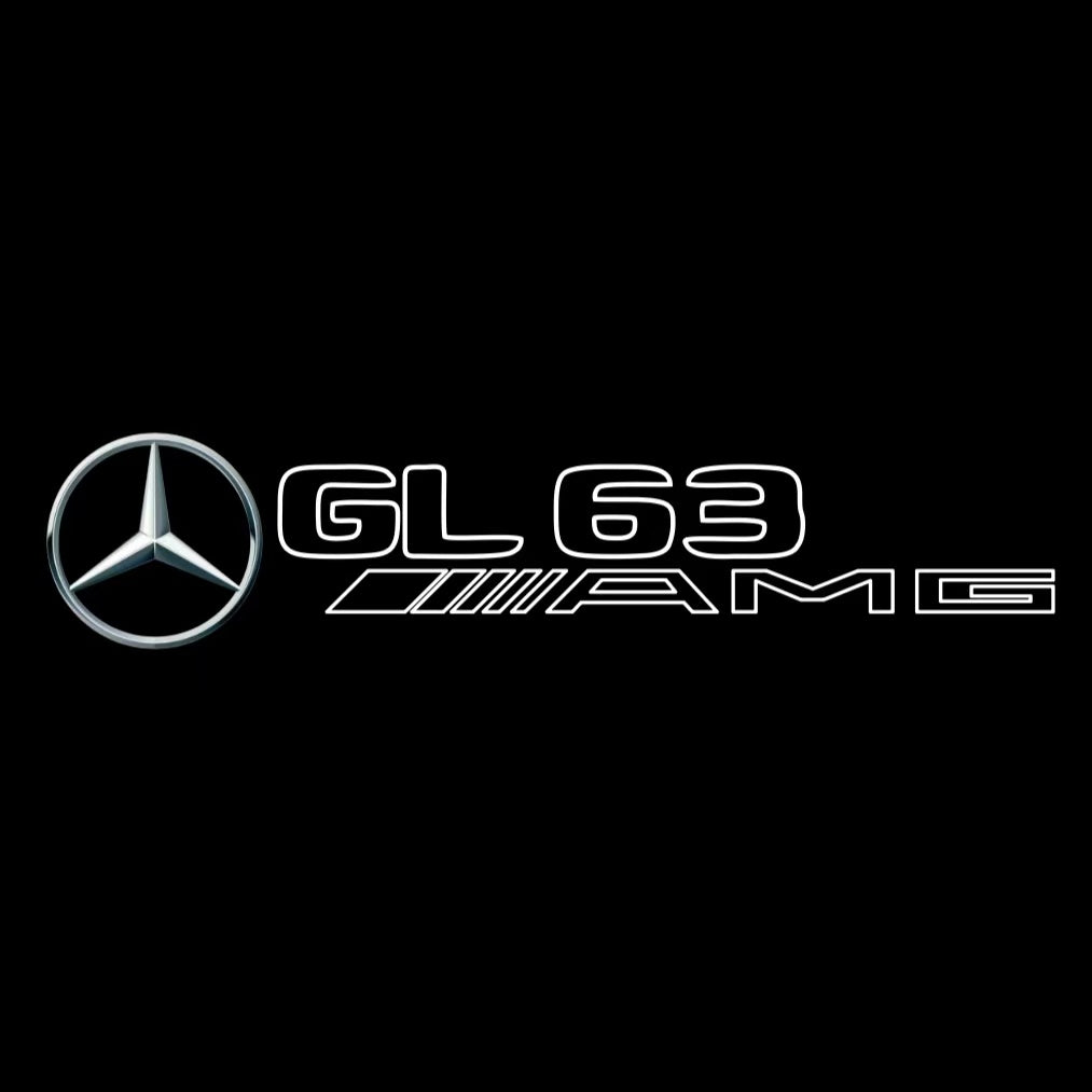 أضواء بروجكتور شعار MERCEDES BENZ رقم 03 (الكمية 1 = 1 مجموعة / 2 أضواء باب)