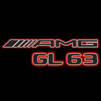 أضواء بروجكتور شعار MERCEDES BENZ رقم 03 (الكمية 1 = 1 مجموعة / 2 أضواء باب)