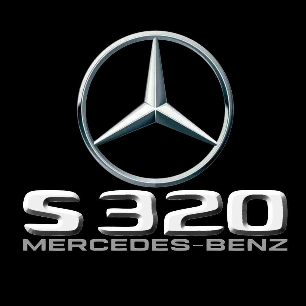أضواء بروجكتور شعار MERCEDES BENZ رقم 03 (الكمية 1 = 1 مجموعة / 2 أضواء باب)