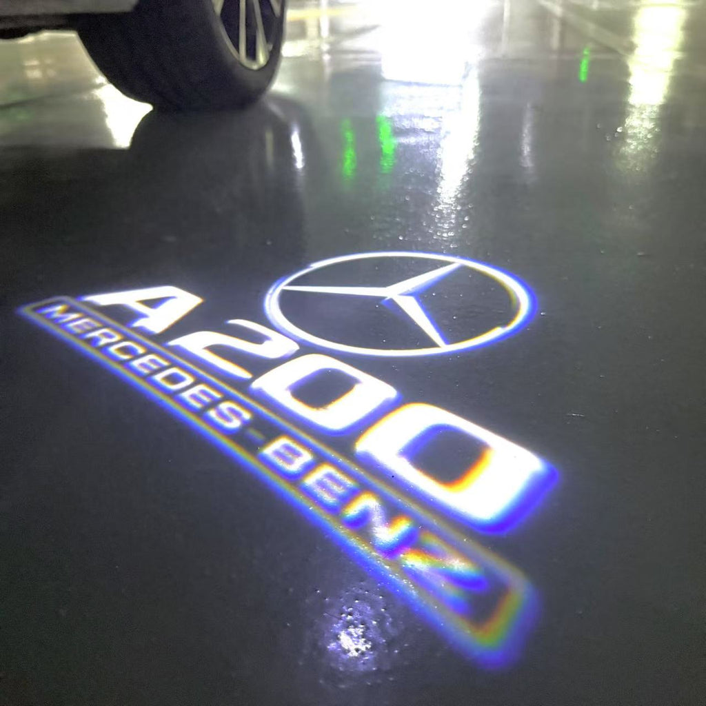 MERCEDES BENZ LOGO PROJECTOT LIGHTS Nr.03 (Menge 1 = 1 Sätze/2 Türleuchten)