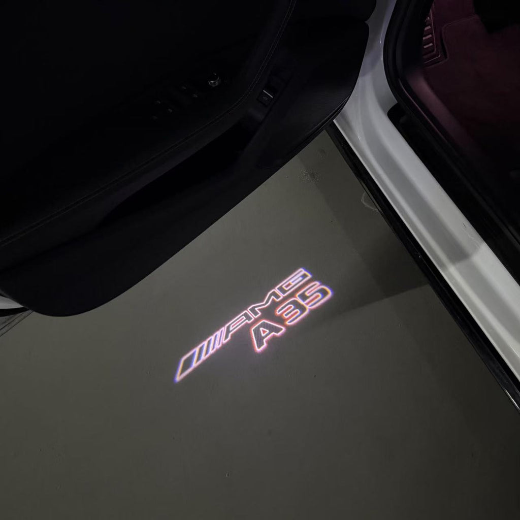 LUCI PROIETTORI LOGO MERCEDES BENZ Nr.03 (quantità 1 = 1 set / 2 luci porta)