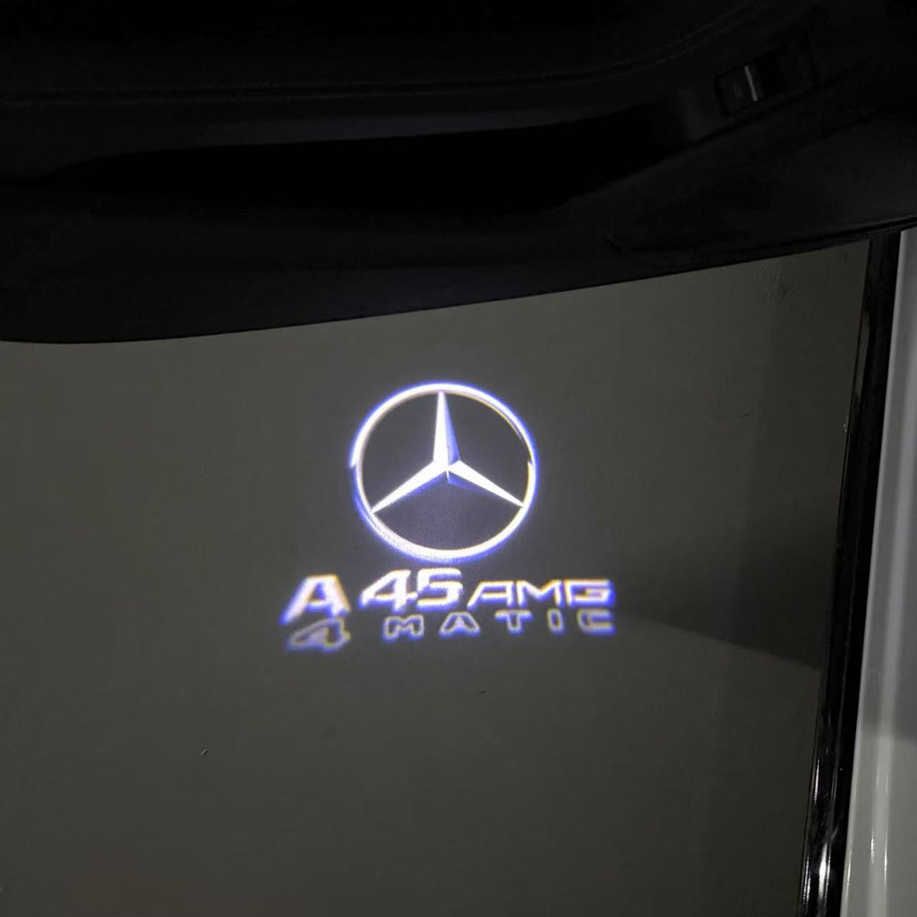 LUCI PROIETTORI LOGO MERCEDES BENZ Nr.03 (quantità 1 = 1 set / 2 luci porta)