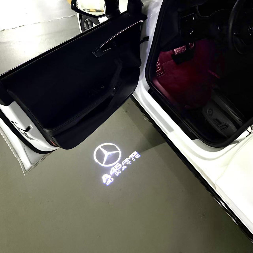 LUCI PROIETTORI LOGO MERCEDES BENZ Nr.03 (quantità 1 = 1 set / 2 luci porta)