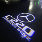 LUCI PROIETTORI LOGO MERCEDES BENZ Nr.03 (quantità 1 = 1 set / 2 luci porta)
