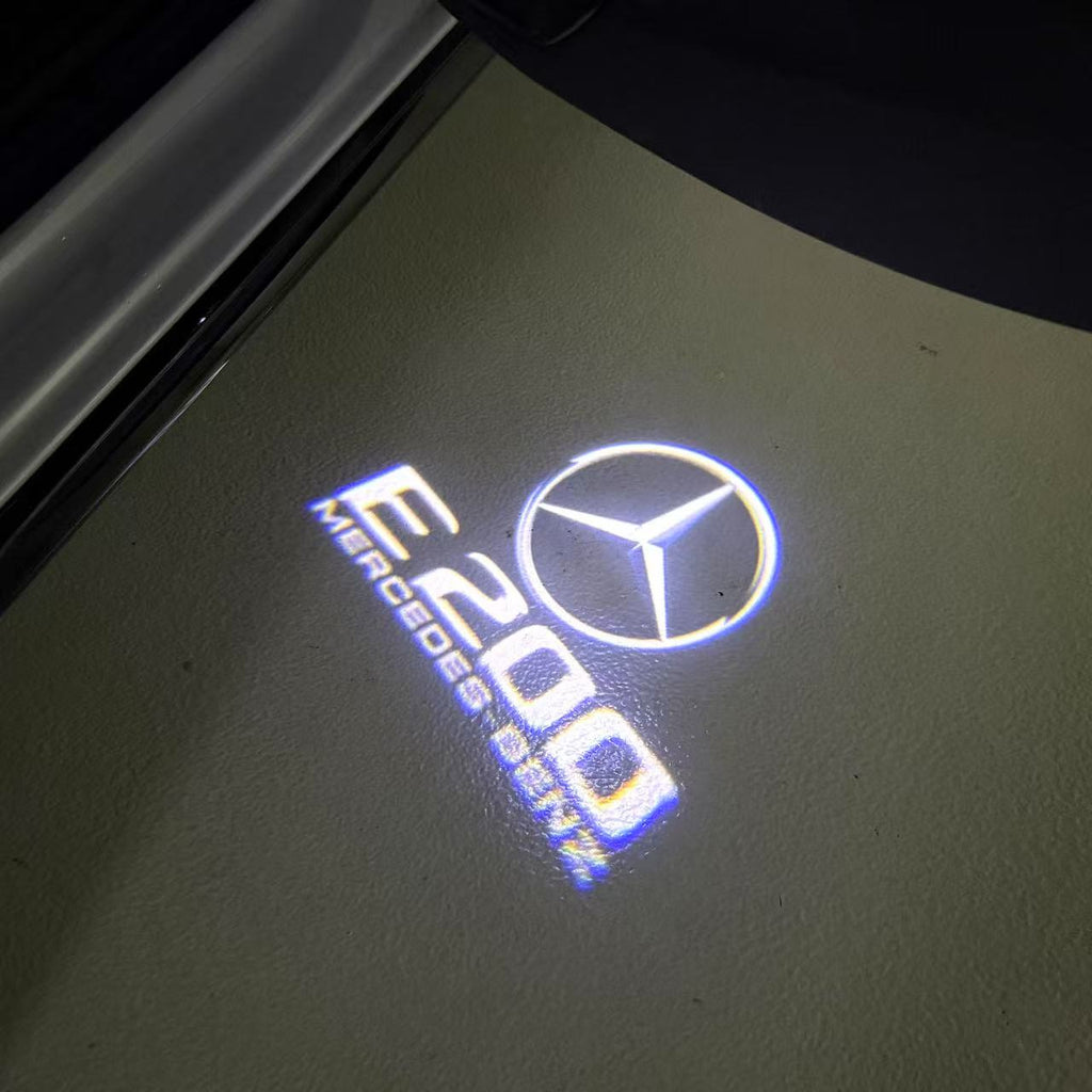 أضواء بروجكتور شعار MERCEDES BENZ رقم 03 (الكمية 1 = 1 مجموعة / 2 أضواء باب)