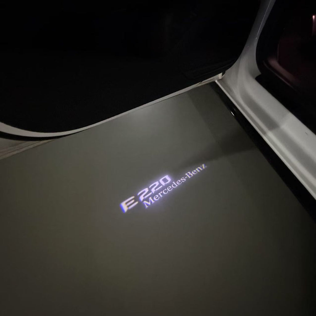 MERCEDES BENZ LOGO PROJECTOT LIGHTS Nr.03 (cantidad 1 = 1 juego/2 luces de puerta)