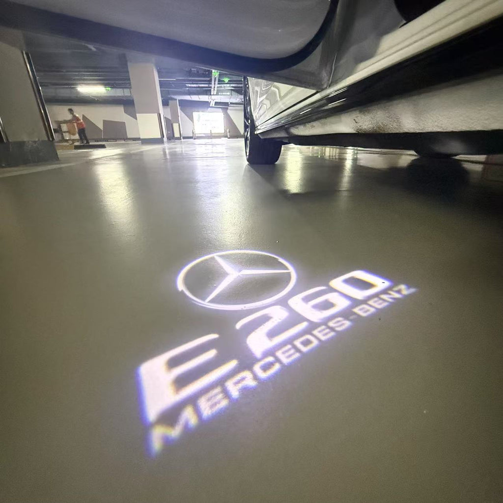 أضواء بروجكتور شعار MERCEDES BENZ رقم 03 (الكمية 1 = 1 مجموعة / 2 أضواء باب)