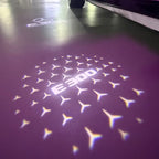MERCEDES BENZ LOGO PROJECTOT LIGHTS Nr.03 (cantidad 1 = 1 juego/2 luces de puerta)