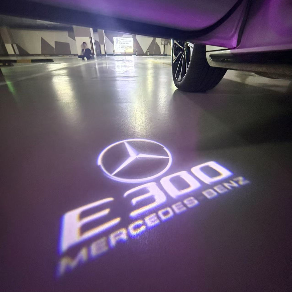 أضواء بروجكتور شعار MERCEDES BENZ رقم 03 (الكمية 1 = 1 مجموعة / 2 أضواء باب)