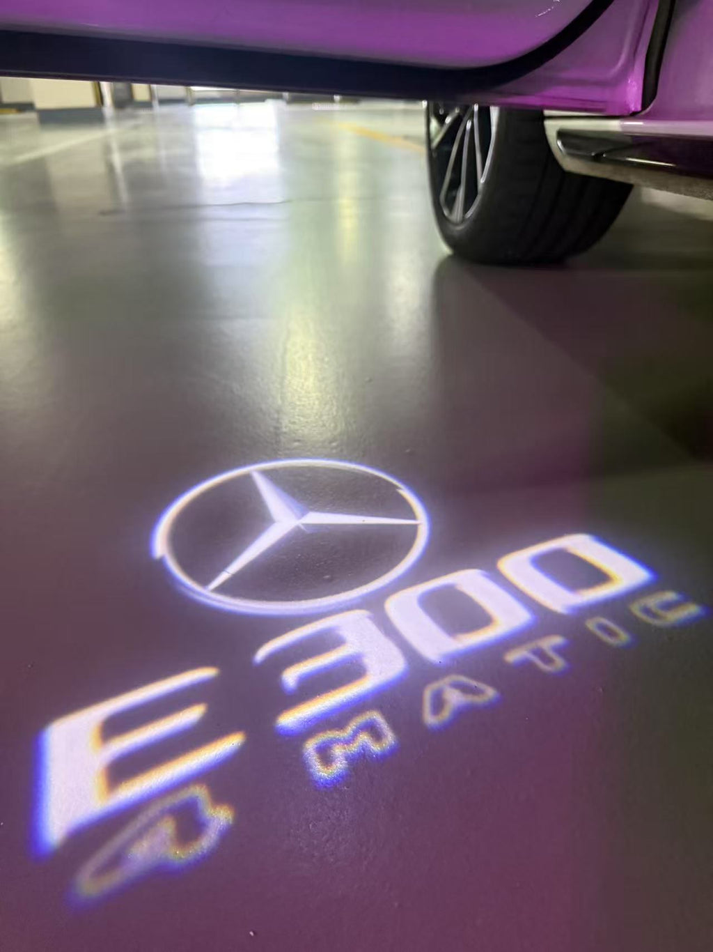 LUCI PROIETTORI LOGO MERCEDES BENZ Nr.03 (quantità 1 = 1 set / 2 luci porta)