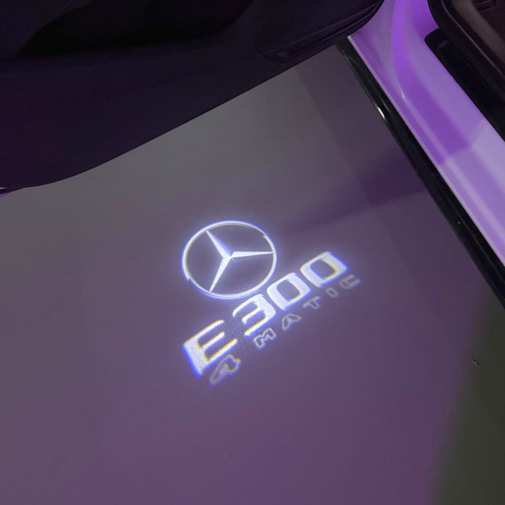 LUCI PROIETTORI LOGO MERCEDES BENZ Nr.03 (quantità 1 = 1 set / 2 luci porta)