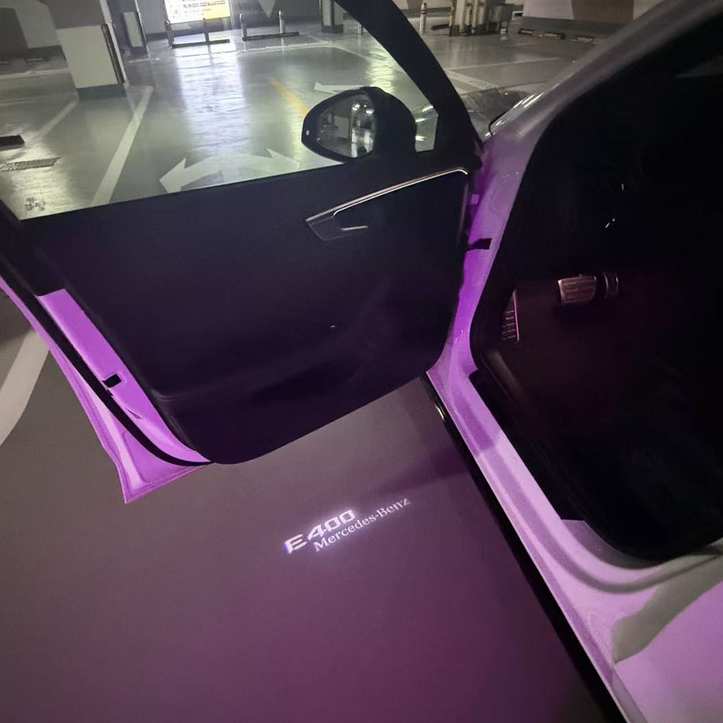 MERCEDES BENZ LOGO PROJECTOT LIGHTS Nr.03 (cantidad 1 = 1 juego/2 luces de puerta)