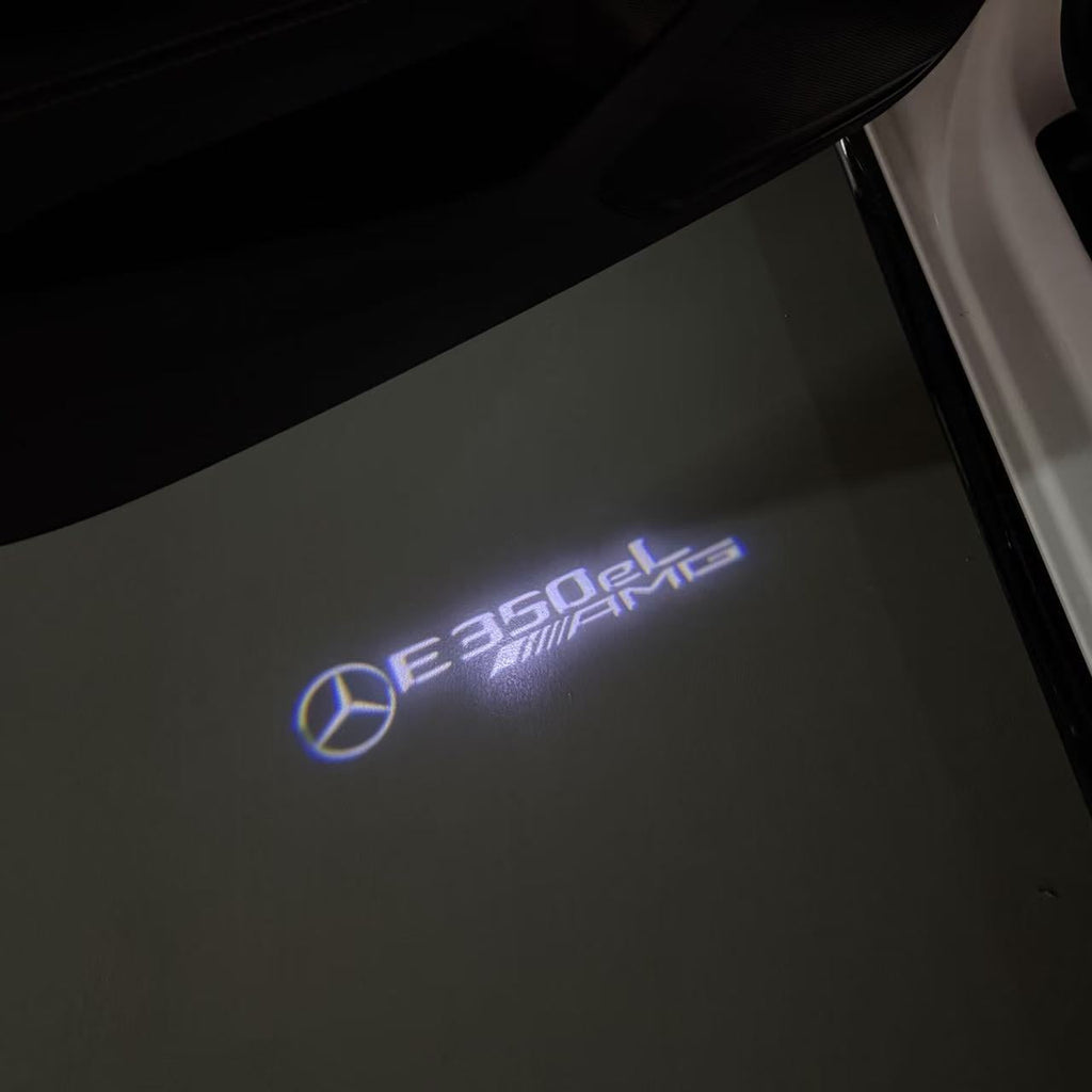أضواء بروجكتور شعار MERCEDES BENZ رقم 03 (الكمية 1 = 1 مجموعة / 2 أضواء باب)