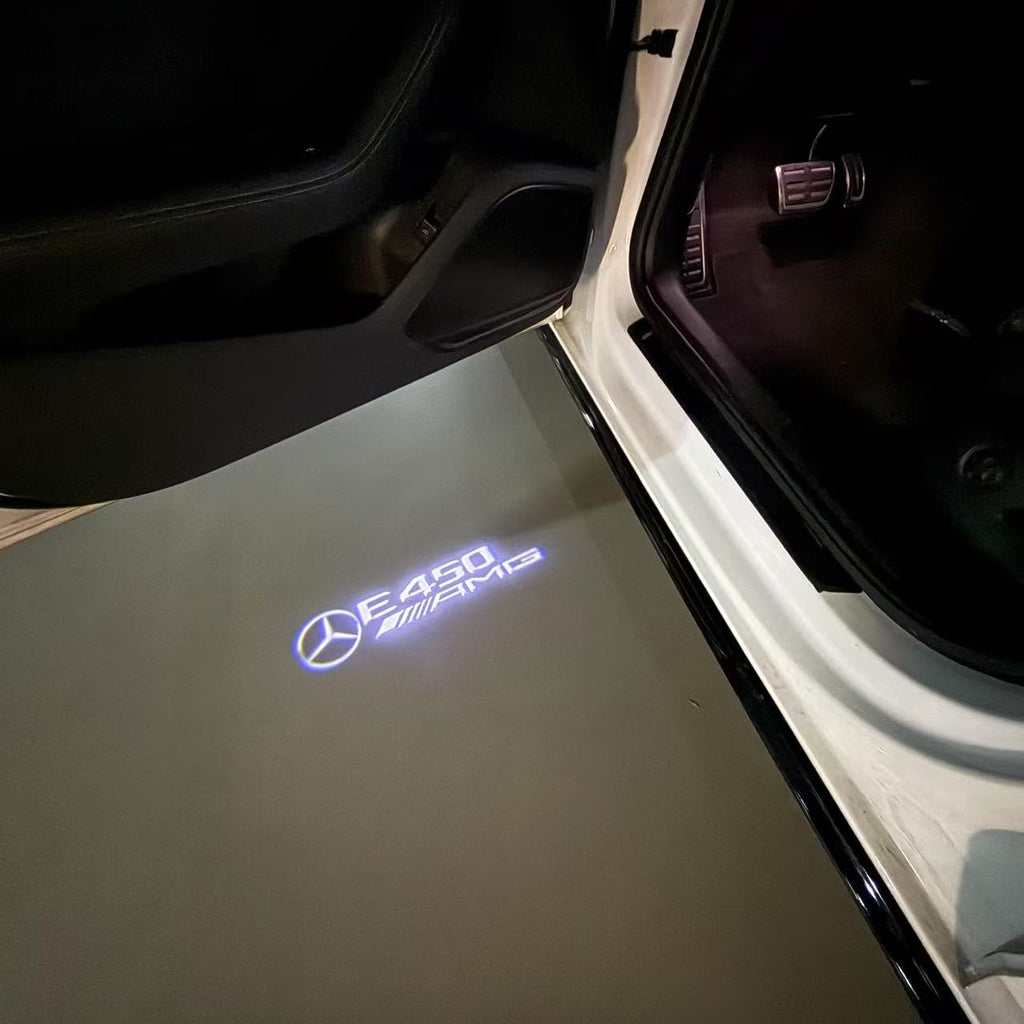 LUCI PROIETTORI LOGO MERCEDES BENZ Nr.03 (quantità 1 = 1 set / 2 luci porta)