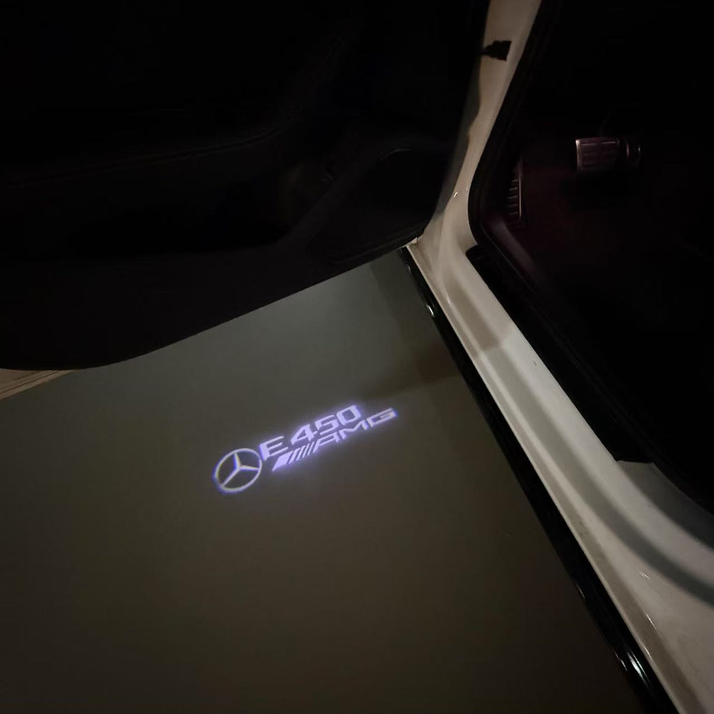 LUCI PROIETTORI LOGO MERCEDES BENZ Nr.03 (quantità 1 = 1 set / 2 luci porta)